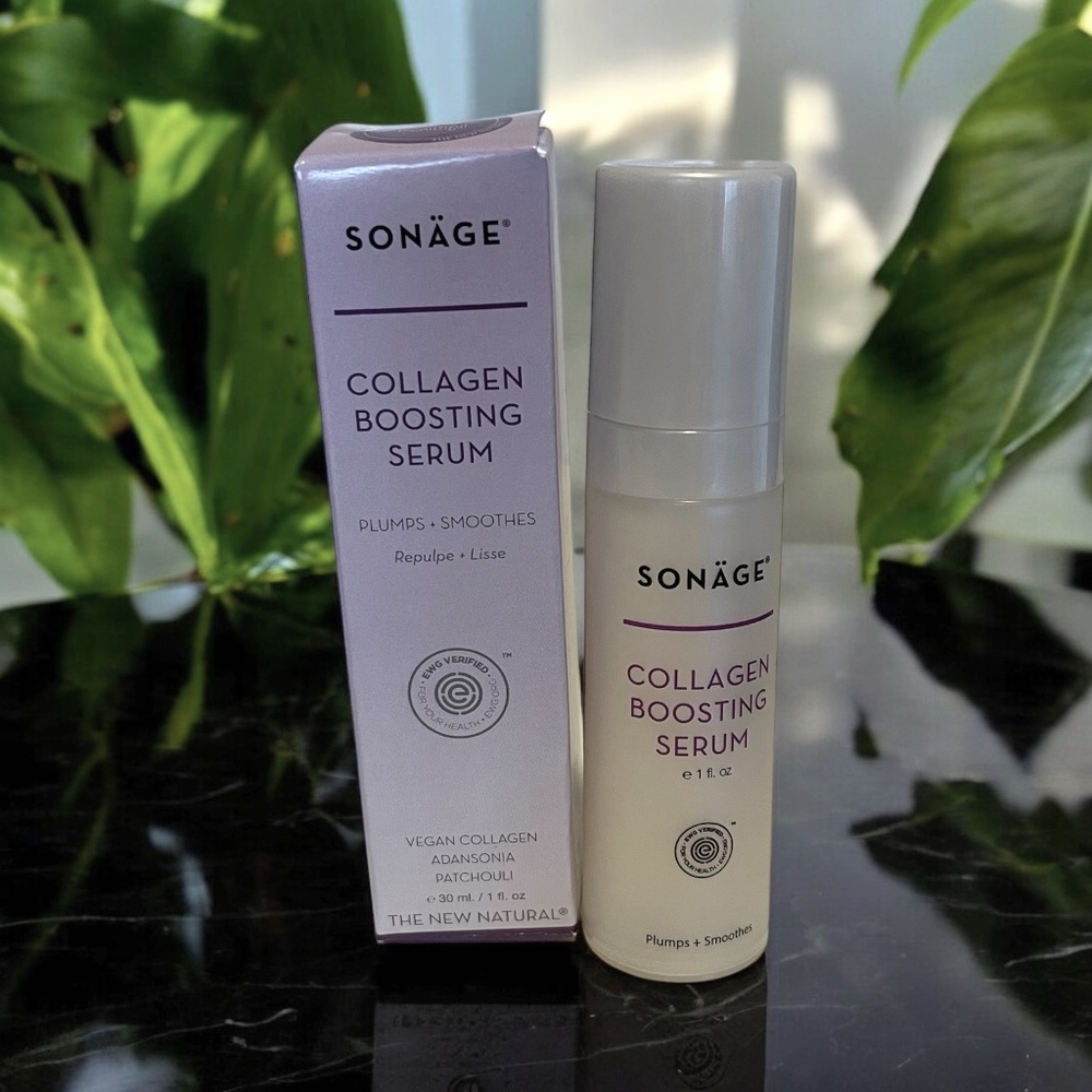 ☀️Son-age Collagen Boosting Serum Plumps and Smooths Vegan Collagen 1 fl oz NIB